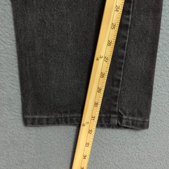 Wrangler VTG Jeans Men's 34x32 Fits 32x31 Black 936 WBK Slim Cowboy Cut Slim Fit - Picture 8 of 11